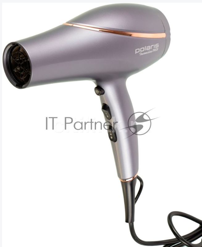 Фен Polaris PHD-2290TI графит/розовое золото