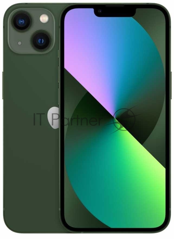 Смартфон Apple A2631 iPhone 13 128Gb 4Gb альпийский зеленый моноблок 3G 4G 2Sim 6.1 1170x2532 iPhone iOS 15 12Mpix 802.11 a/b/g/n/ac/ax NFC GPS GSM900/1800 GSM1900 TouchSc Ptotect