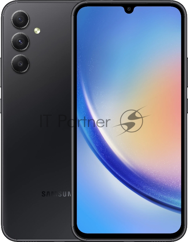 Смартфон Samsung SM-A346E Galaxy A34 5G 256Gb 8Gb графит моноблок 3G 4G 2Sim 6.6 1080x2340 Android 13 48Mpix 802.11 a/b/g/n/ac NFC GPS GSM900/1800 GSM1900 Protect microSD max1024Gb