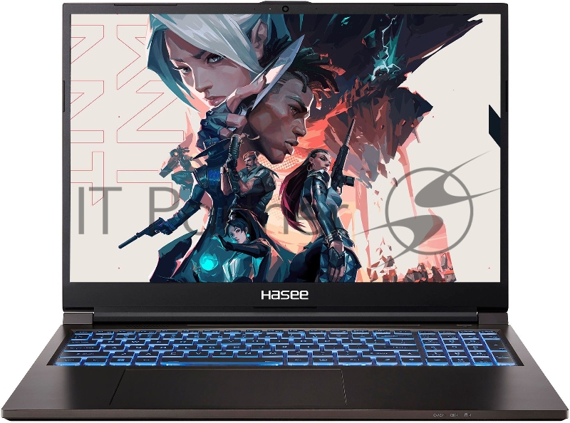 Ноутбук Hasee T8-DA7NP+ Core i7 12700H 16Gb SSD512Gb NVIDIA GeForce RTX 3060 6Gb 16 IPS 2.5K (2560x1600) Free DOS black WiFi BT Cam 3410mAh