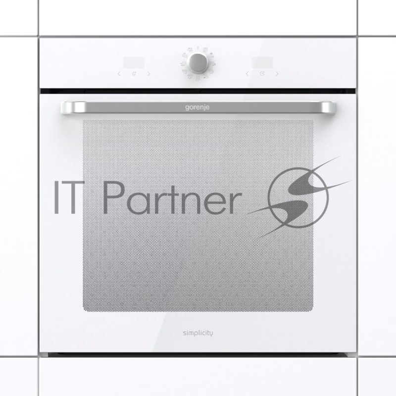 Электрическая духовка Gorenje BOS67371SYW 60 см, 77 л, Коллекция: Simplicity, Очистка паром AquaClean, 12 режимов, белый цвет