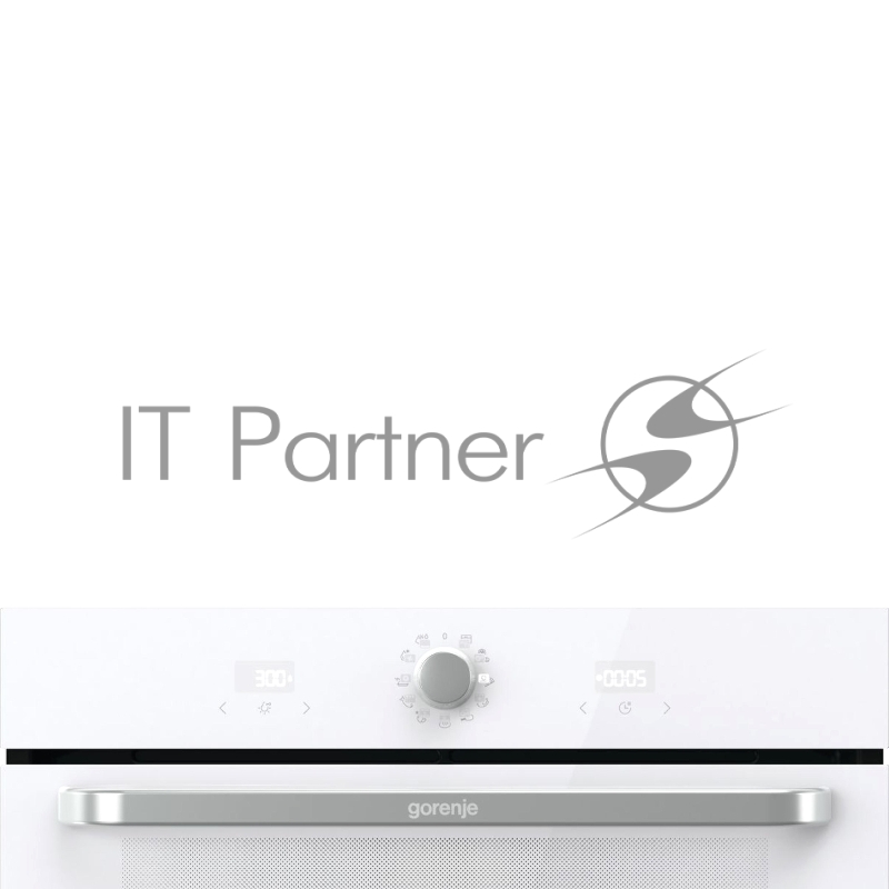 Электрическая духовка Gorenje BOS67371SYW 60 см, 77 л, Коллекция: Simplicity, Очистка паром AquaClean, 12 режимов, белый цвет