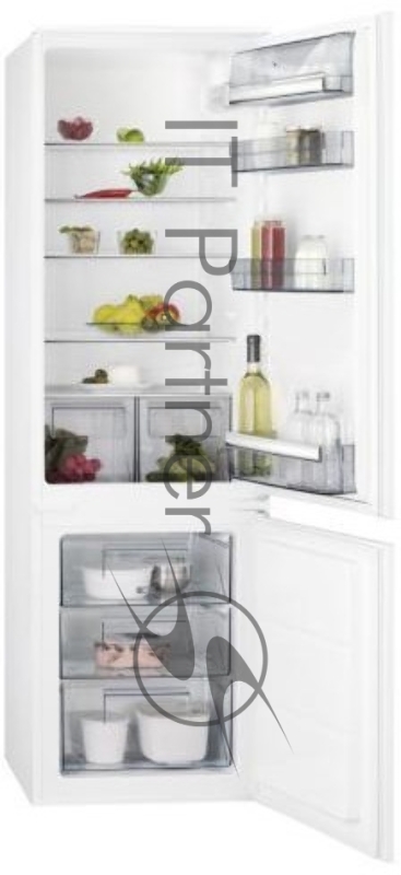 Встраиваемый холодильник AEG комби электронное управление