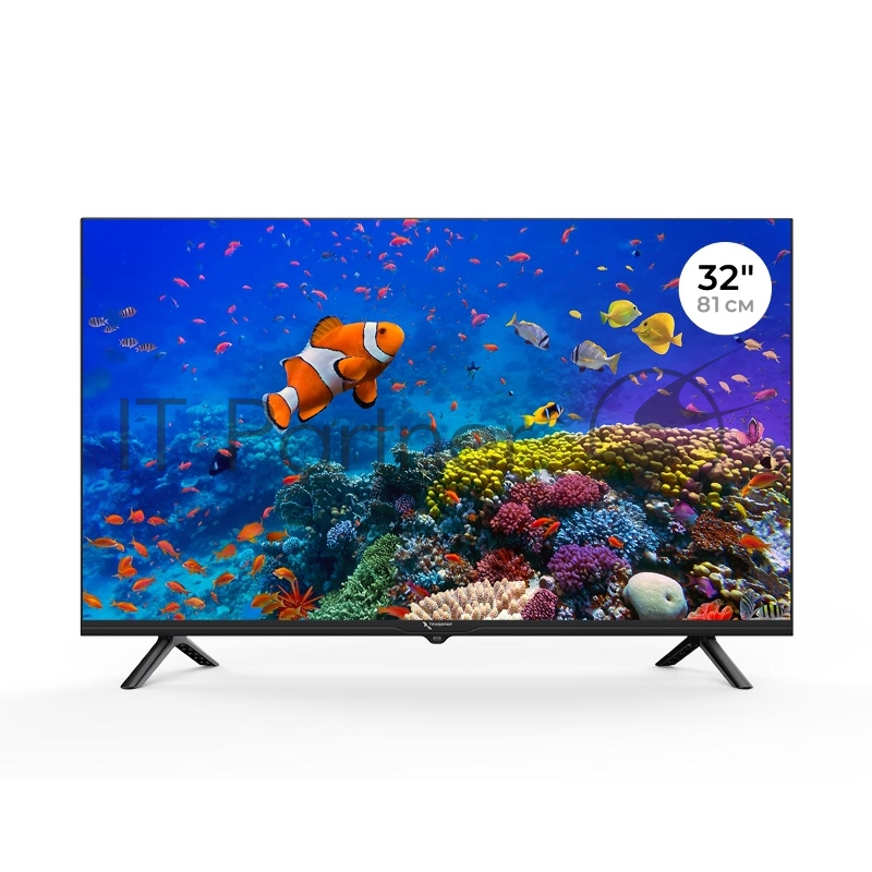Телевизор Триколор HD 32” Smart (+1 год подписки), черный