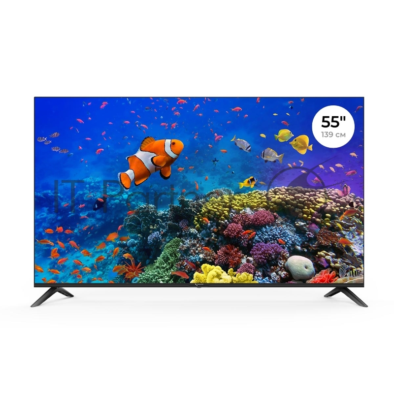 Телевизор Триколор 4K Ultra HD 55” Smart (+1 год подписки), черный