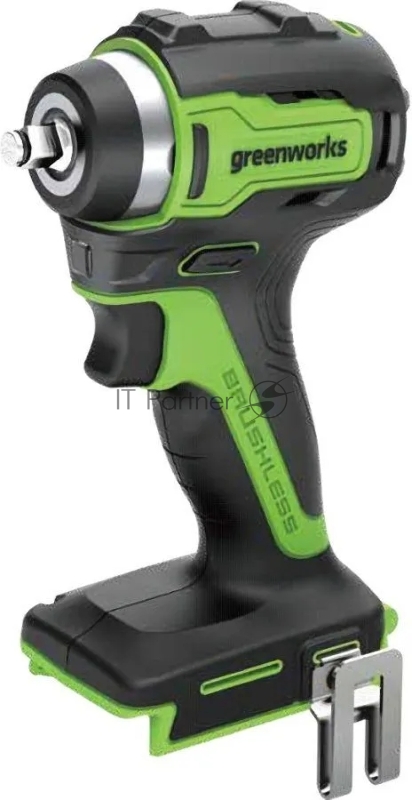 Гайковерт ударный аккумуляторный GreenWorks GD24IW200, 24v, 200 Нм, без АКБ и ЗУ (3803607)