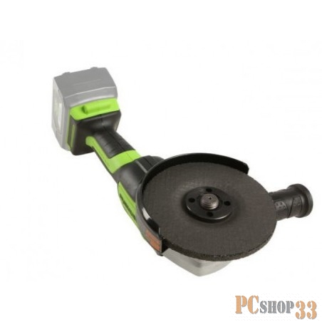 Угловая шлифовальная машина аккумуляторная GreenWorks GD24AGk4, 24V, бесщеточная, c 1хАКБ 4 Ач и ЗУ в сумке (3200207UB)