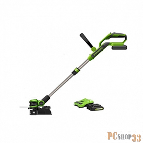 Триммер аккумуляторный GreenWorks G24LT30k4, 24V, 30,5 см, с 1хАКБ 4Ач и ЗУ (2110407UB)