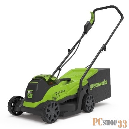 Газонокосилка аккумуляторная GreenWorks GD24LM33, 24v, 33 см, без АКБ и ЗУ (2516107)