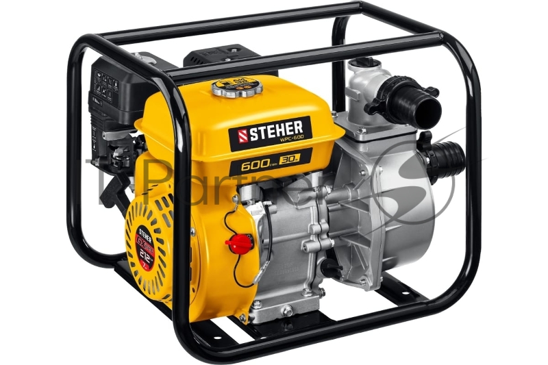 Мотопомпа бензиновая STEHER, WPC-600, 600 л/мин