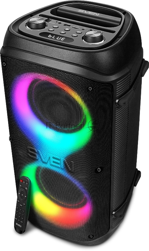 Колонка порт. Sven PS-800 черный 100W 2.0 BT 10м 4400mAh