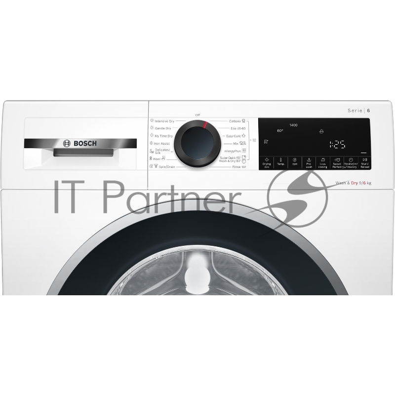 Стирально-сушильная машина Bosch WNA14400EU, максимальная загрузка: 9/6 кг, 1400 об/мин