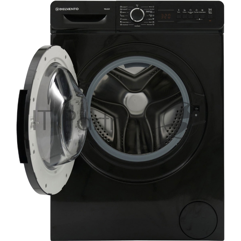 Стиральная машина 6 кг Slim 41 см, 15 программ, 1200 об/мин, Отложенный старт, Класс энерго-ти: А+++, Механический дисплей, индикация времени, Цвет: черный, Размер ШхГхВ : 60х41,6х85 см.