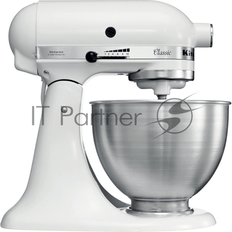 Миксер KitchenAid Classic, настольный, с откидным блоком, 4,3 л, белый