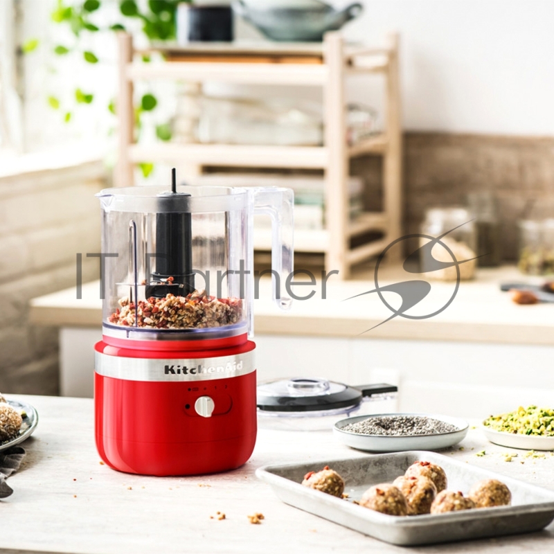 Беспроводной кухонный миникомбайн KitchenAid,Красный