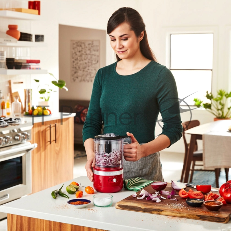 Беспроводной кухонный миникомбайн KitchenAid,Красный