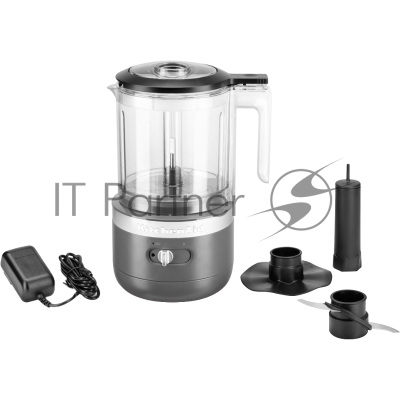 Беспроводной кухонный миникомбайн KitchenAid,Серый уголь