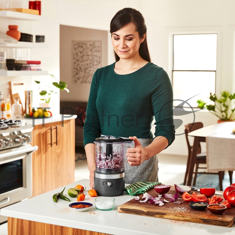 Беспроводной кухонный миникомбайн KitchenAid,Серый уголь