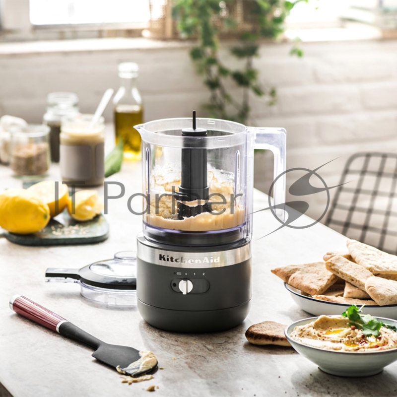 Беспроводной кухонный миникомбайн KitchenAid,Серый уголь