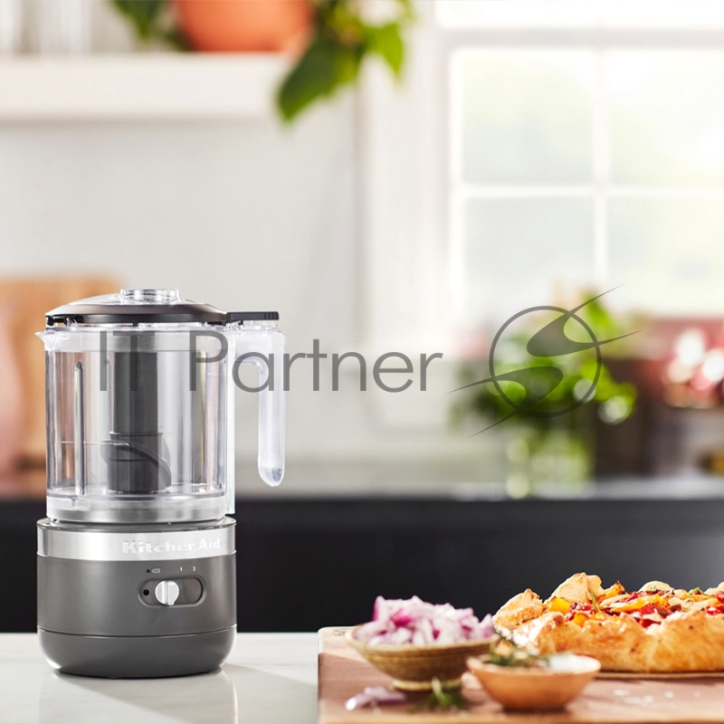 Беспроводной кухонный миникомбайн KitchenAid,Серый уголь