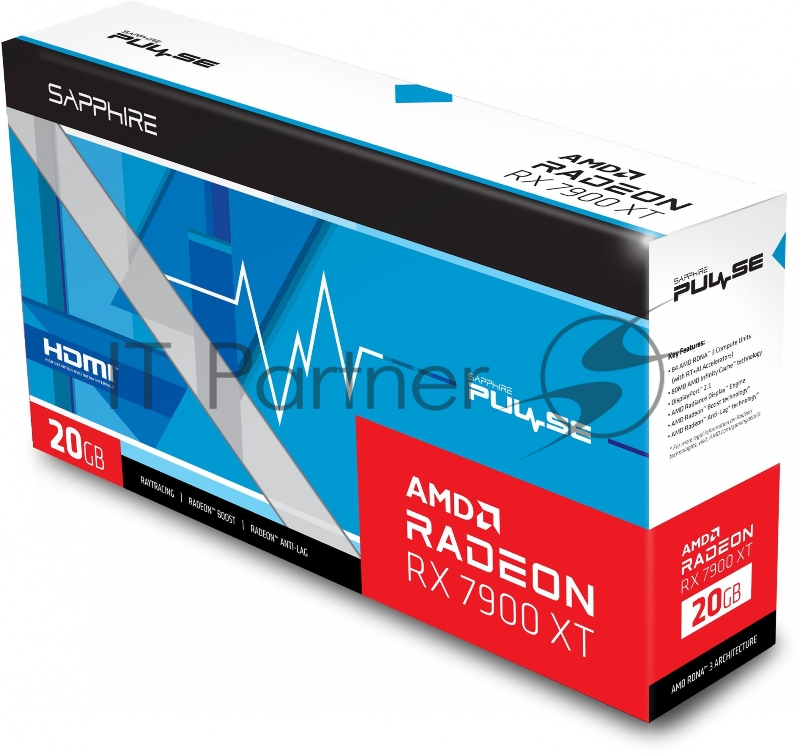 Видеокарта Sapphire Radeon RX7900XT GAMING OC 20GB GDDR6 HDMIx2 DPx2 LITE