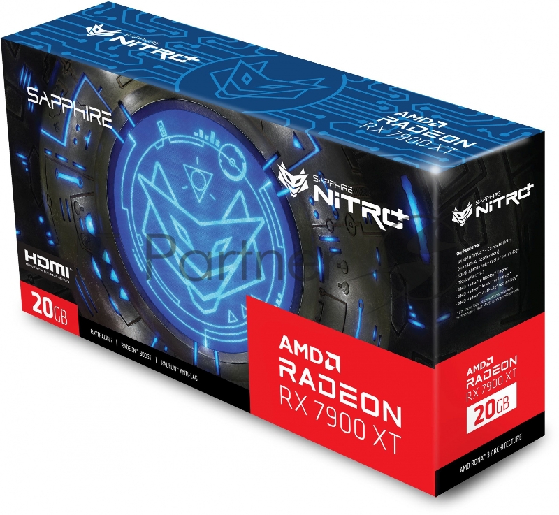Видеокарта Sapphire PCI-E 4.0 11323-01-40G NITRO+ RX 7900 XT GAMING OC VAPOR-X AMD Radeon RX 7900XT 20480Mb 320 GDDR6 2220/20000 HDMIx2 DPx2 HDCP Ret