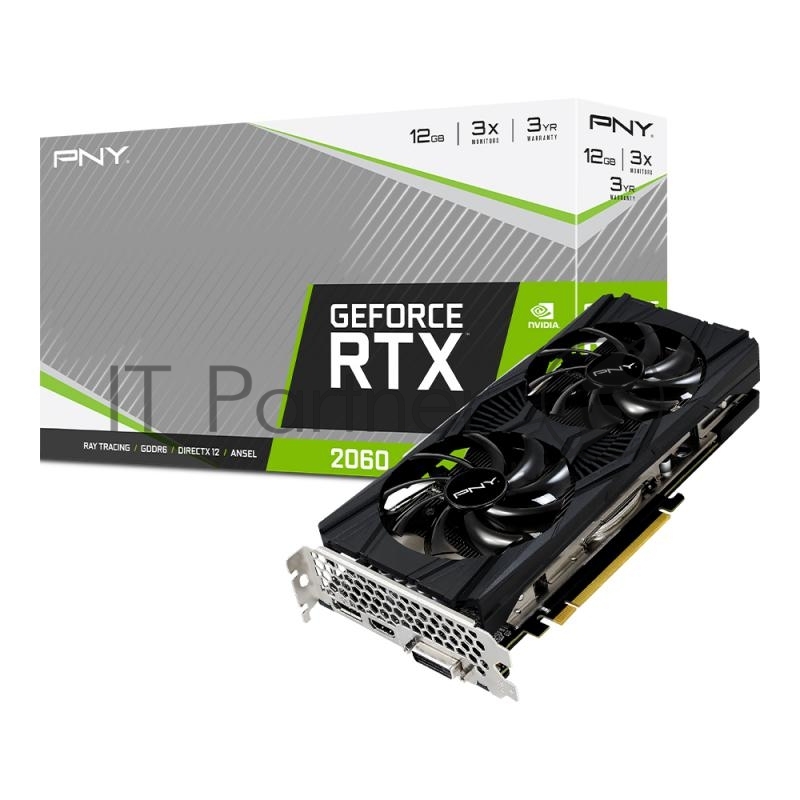 Видеокарта PNY GeForce RTX 2060 12GB REVEL Dual Fan