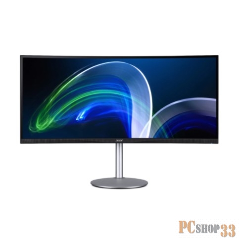 Монитор/ ACER Vero CB342CURbmiiphuzx 34, 3440x1440, IPS, 21:9, WQHD, 300nit, 75Hz, 178°/178°,Swivel, Hgt Adj, 2xHDMI(2.0) + 1xDP(1.2) + 1xTYPE C (PD90W) + USB3.0x4+USB-B(2up 4down) + Audio out, VESA 100x100, 7Wx2, 3Y