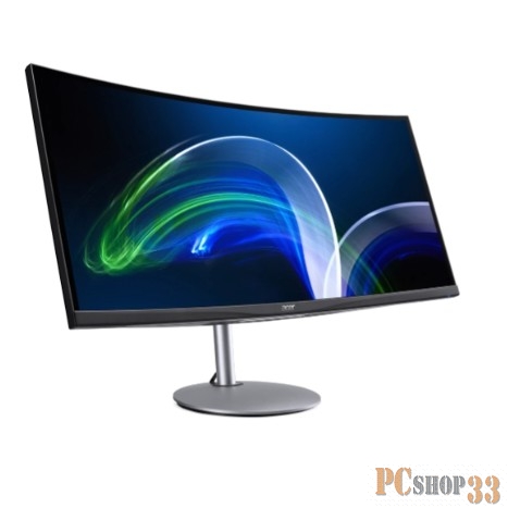 Монитор/ ACER Vero CB342CURbmiiphuzx 34, 3440x1440, IPS, 21:9, WQHD, 300nit, 75Hz, 178°/178°,Swivel, Hgt Adj, 2xHDMI(2.0) + 1xDP(1.2) + 1xTYPE C (PD90W) + USB3.0x4+USB-B(2up 4down) + Audio out, VESA 100x100, 7Wx2, 3Y