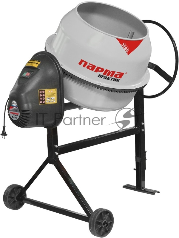 Бетономешалка Парма Практик Б-121-Э электрический бар.:120л г.р.:46л 600Вт (02.001.00027)