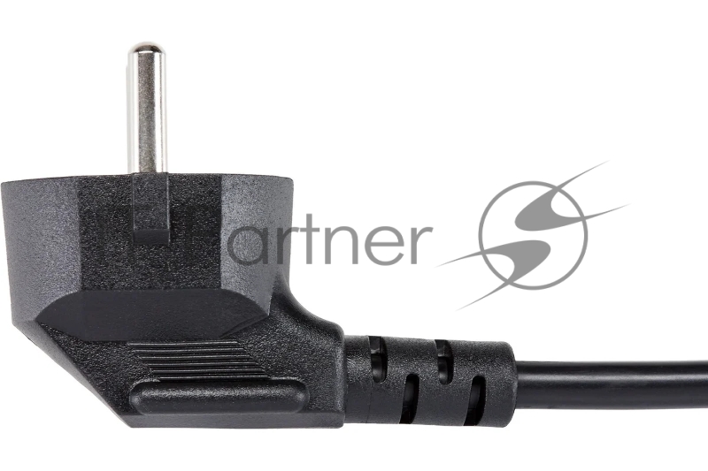 Кабель комп - розетка 220V EU (угловой) 3GX1,5mm2, 1,8m, медь, Telecom
