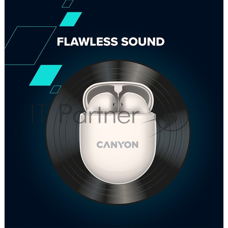 Беспроводная стереогарнитура CANYON TWS-6, Bluetooth headset, with microphone