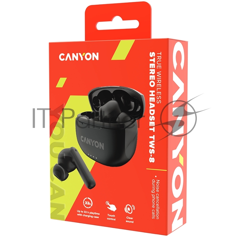 Беспроводные вкладыши наушники CANYON TWS-8, Bluetooth headset, with microphone