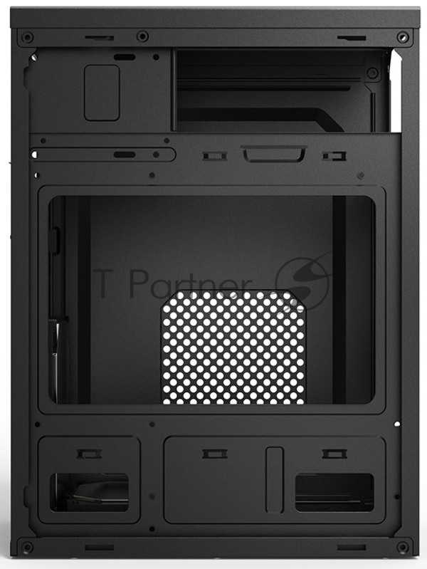 Корпус CBR PCC-MATX-MX10-400W2 Корпус mATX Minitower MX10, c БП PSU-ATX400-08EC (400W/80mm), 2*USB 2.0, HD Audio+Mic, Black