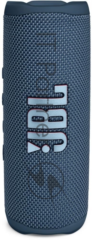 Портативная акустика JBL Flip 6 синий, Bluetooth 5.1, время воспроизведения 12 ч, емкость аккумулятора 4800 mAh, время заряда 2,5 ч, цвет синий