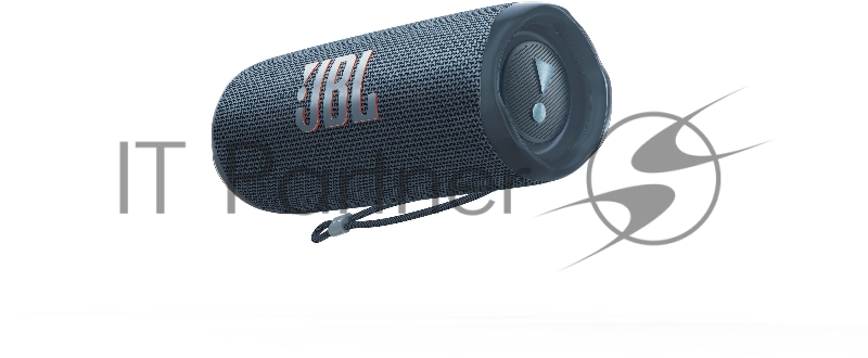 Портативная акустика JBL Flip 6 синий, Bluetooth 5.1, время воспроизведения 12 ч, емкость аккумулятора 4800 mAh, время заряда 2,5 ч, цвет синий