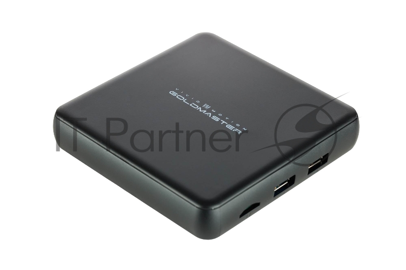 Приставка SMART TV GOLDMASTER I-910 2/16Gb, android TV, пульт IR+BT Voice, WiFi 5