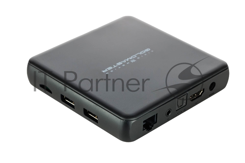 Приставка SMART TV GOLDMASTER I-910 2/16Gb, android TV, пульт IR+BT Voice, WiFi 5