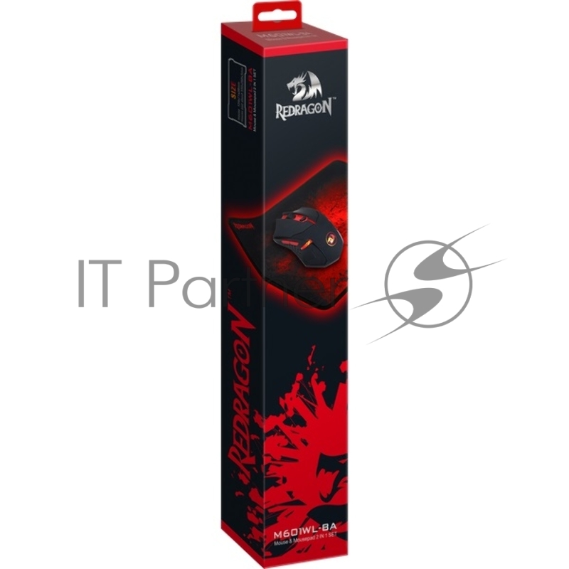 Мышка USB OPTICAL WRL +PAD REDRAGON M601WL 78227 DEFENDER