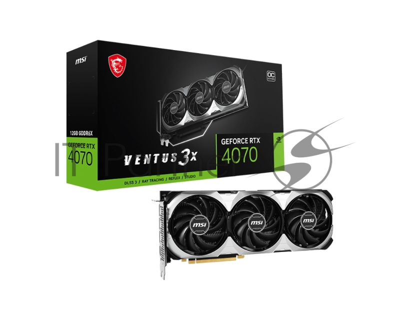 Видеокарта PCIE16 RTX4070 12GB RTX 4070 VENTUS 3X 12G OC MSI