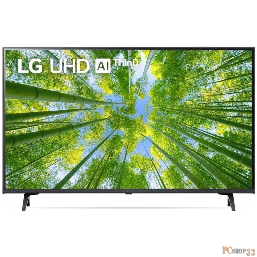 Телевизор LED LG 43 43UQ80006LB.ARUB металлический серый 4K Ultra HD 60Hz DVB-T DVB-T2 DVB-C DVB-S DVB-S2 USB WiFi Smart TV (RUS)