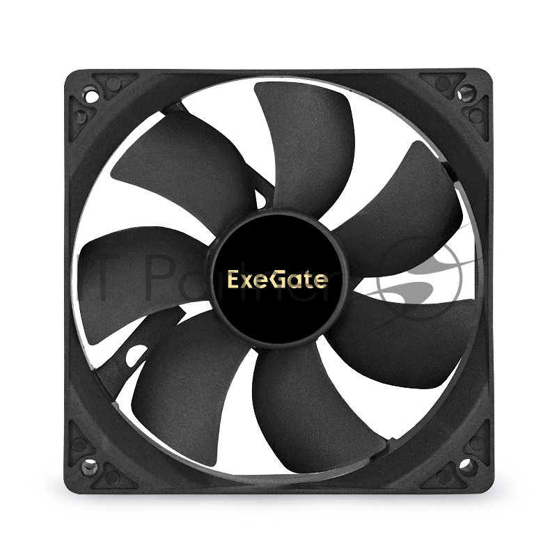 Вентилятор ExeGate EX12025S2P, 120x120x25 мм, Sleeve bearing (подшипник скольжения), 2pin (разъем 2.54 для блоков питания ATX), 1400RPM, 25dBA
