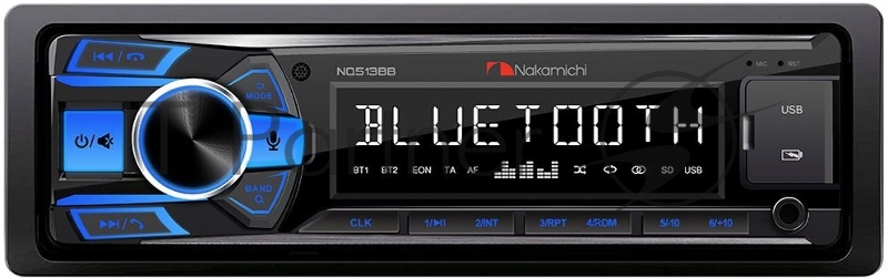 Автомагнитола Nakamichi NQ513BB 1DIN 4x50Вт