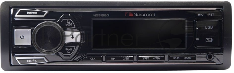 Автомагнитола Nakamichi NQ513BG 1DIN 4x50Вт