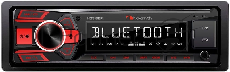 Автомагнитола Nakamichi NQ513BR 1DIN 4x50Вт