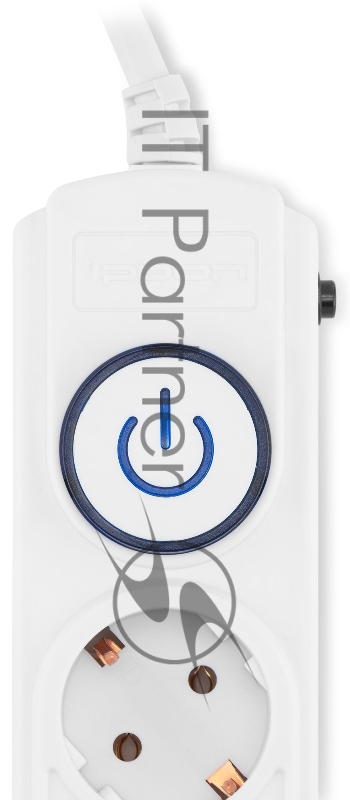 Сетевой фильтр Ippon BK-6-EU-3-16-W 3м (6 розеток) белый (коробка)