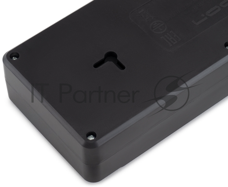 Сетевой фильтр Ippon BK-8-EU-5-16-B 5м (8 розеток) черный (коробка)