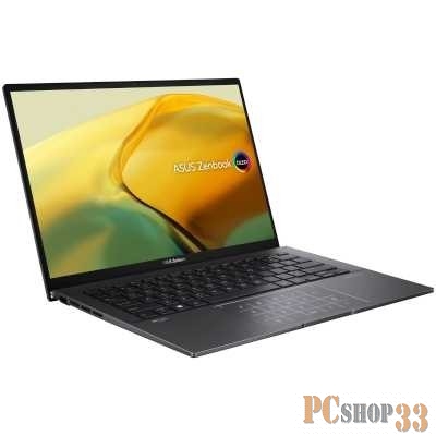 Ноутбук ASUS UM5401QA-L7256 +Sleeve 14(2880x1800 OLED 16:10)/AMD Ryzen 7 5800H(3.2Ghz)/16384Mb/1024PCIS Radeon/Cam/BT/WiFi/63WHr/war 1y/1.4kg/Jade Black/DOS + Support NumberPad +Sleeve +Stylus +cable USB-A--RJ45