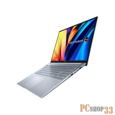 Ноутбук ASUS M5602QA-L2117 16(3840x2400 OLED 16:10)/AMD Ryzen 7 5800H(3.2Ghz)/16384Mb/512PCISS Radeon/Cam/BT/WiFi/70WHr/war 1y/1.9kg/Solar Silver/DOS