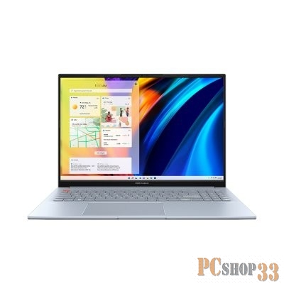 Ноутбук ASUS M5602QA-L2117 16(3840x2400 OLED 16:10)/AMD Ryzen 7 5800H(3.2Ghz)/16384Mb/512PCISS Radeon/Cam/BT/WiFi/70WHr/war 1y/1.9kg/Solar Silver/DOS